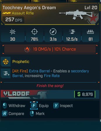 Toochney Aegon's Dream Lvl 20