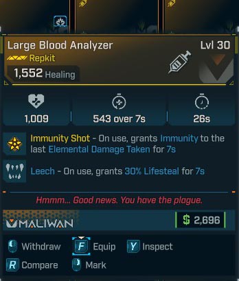 Large Blood Analyzer Lvl 30