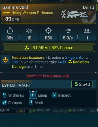Gamma Void Lvl 10