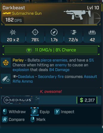 Darkbeast Lvl 10
