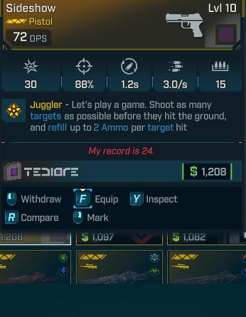 Sideshow Lvl 10