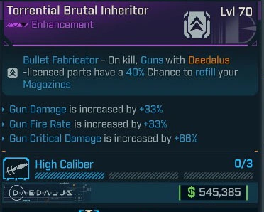Torrential Brutal Inheritor - LV.70