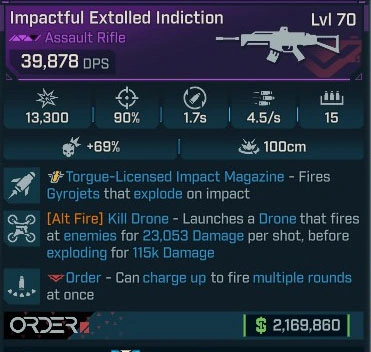 Impactful Extolled Indiction - LV.70