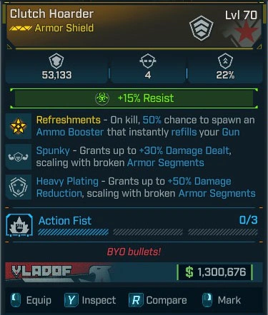 Clutch Hoarder - LV.70