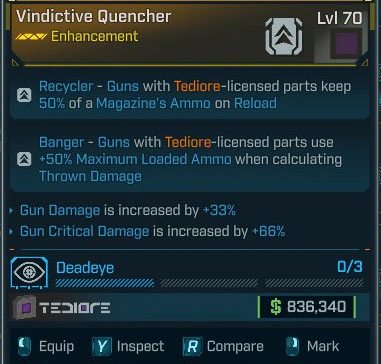 Vindictive Quencher - LV.70