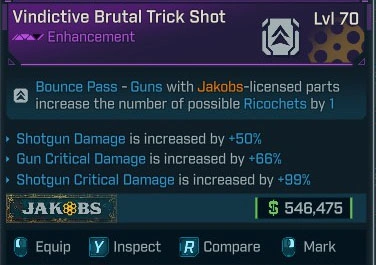 Vindictive Brutal Trick Shot - LV.70