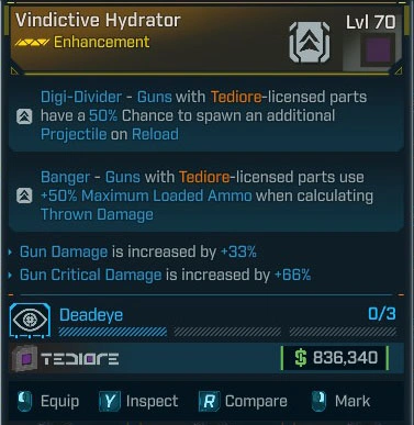 Vindictive Hydrator - LV.70
