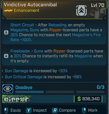 Vindictive Autocannibal - LV.70