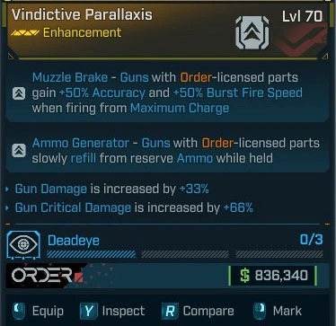 Vindictive Parallaxis - LV.70