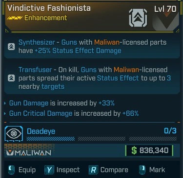 Vindictive Fashionista - LV.70