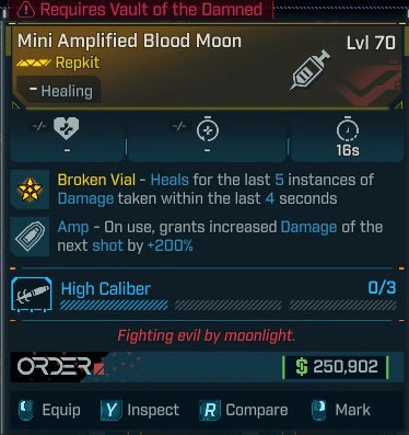 Mini Amplified Blood Moon - LV.70