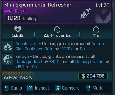 Mini Experimental Refresher - LV.70