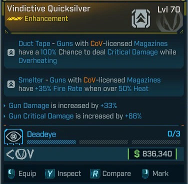 Vindictive Quicksilver - LV.70