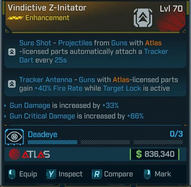 Vindictive Z-Initiator - LV.70