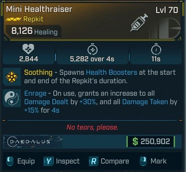 Mini Healthraiser - LV.70