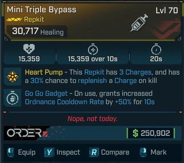 Mini Triple Bypass - LV.70