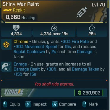Shiny War Paint - LV.70