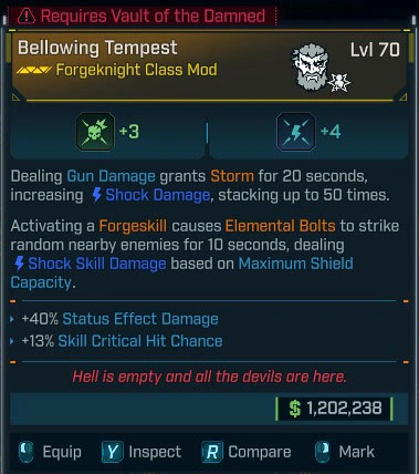 Bellowing Tempest - LV.70