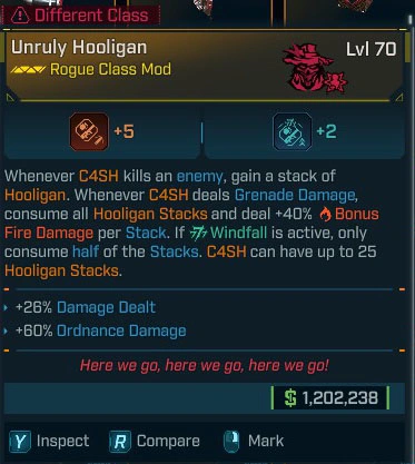 Unruly Hooligan - LV.70