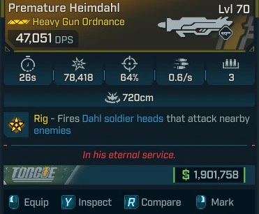 Premature Heimdahl - LV.70