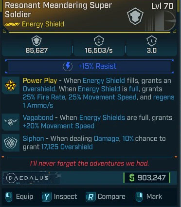 Resonant Meandering Super Soldier - LV.70