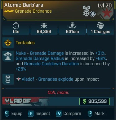 Atomic Barb'ara - LV.70