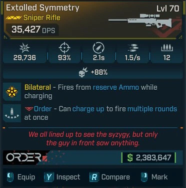 Extolled Symmetry - LV.70