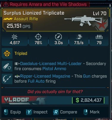 Surplus Lionized Triplicate - LV.70