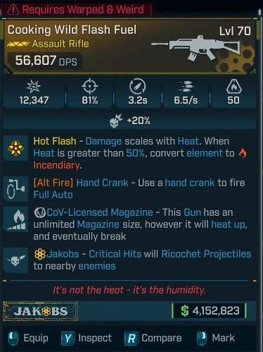 Cooking Wild Flash Fuel - LV.70