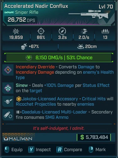 Accelerated Nadir Conflux - LV.70