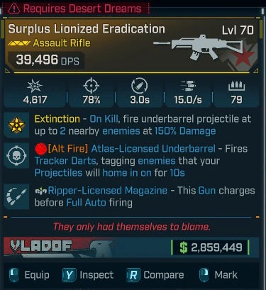 Surplus Lionized Eradication - LV.70