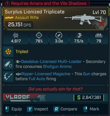 Surplus Lionized Triplicate - LV.70