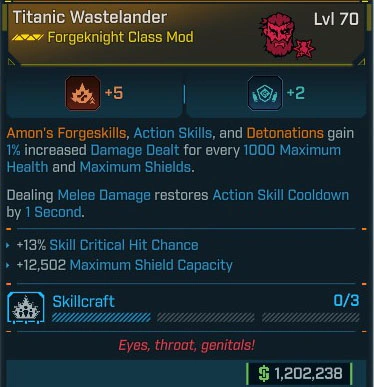 Titanic Wastelander - LV.70