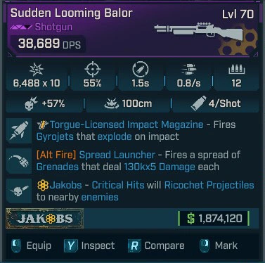 Sudden Looming Balor - LV.70