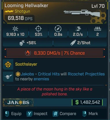 Looming Hellwalker - LV.70