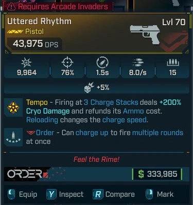 Uttered Rhythm - LV.70