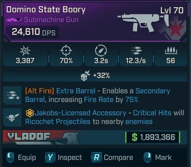 Domino State Boory - LV.70