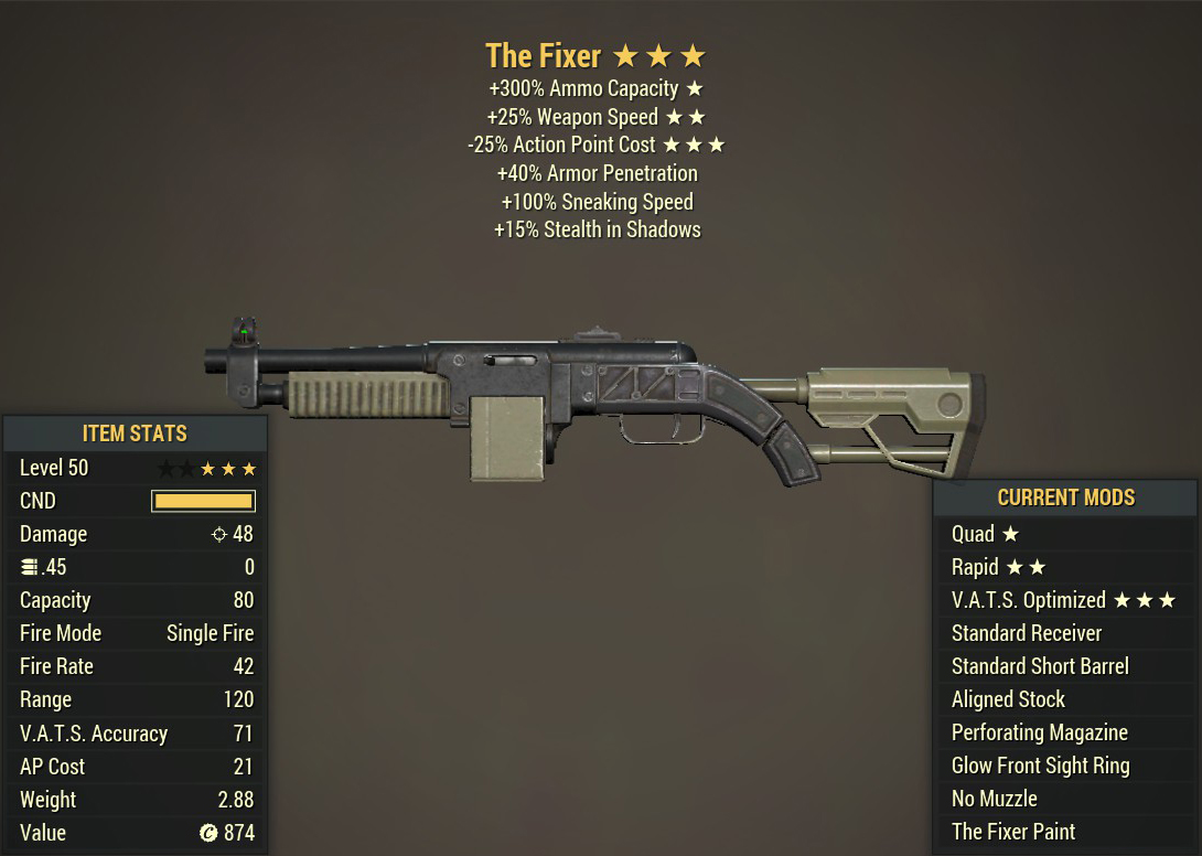 Quad The Fixer (Rapid) (VATS Optimized)