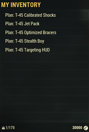 T 45 Mods Plan Set