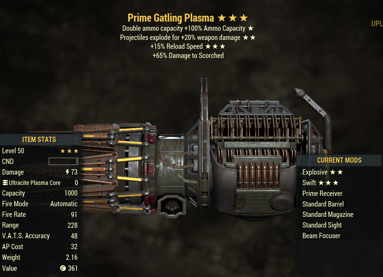 Double Gatling Plasma (Explosive) (Swift)