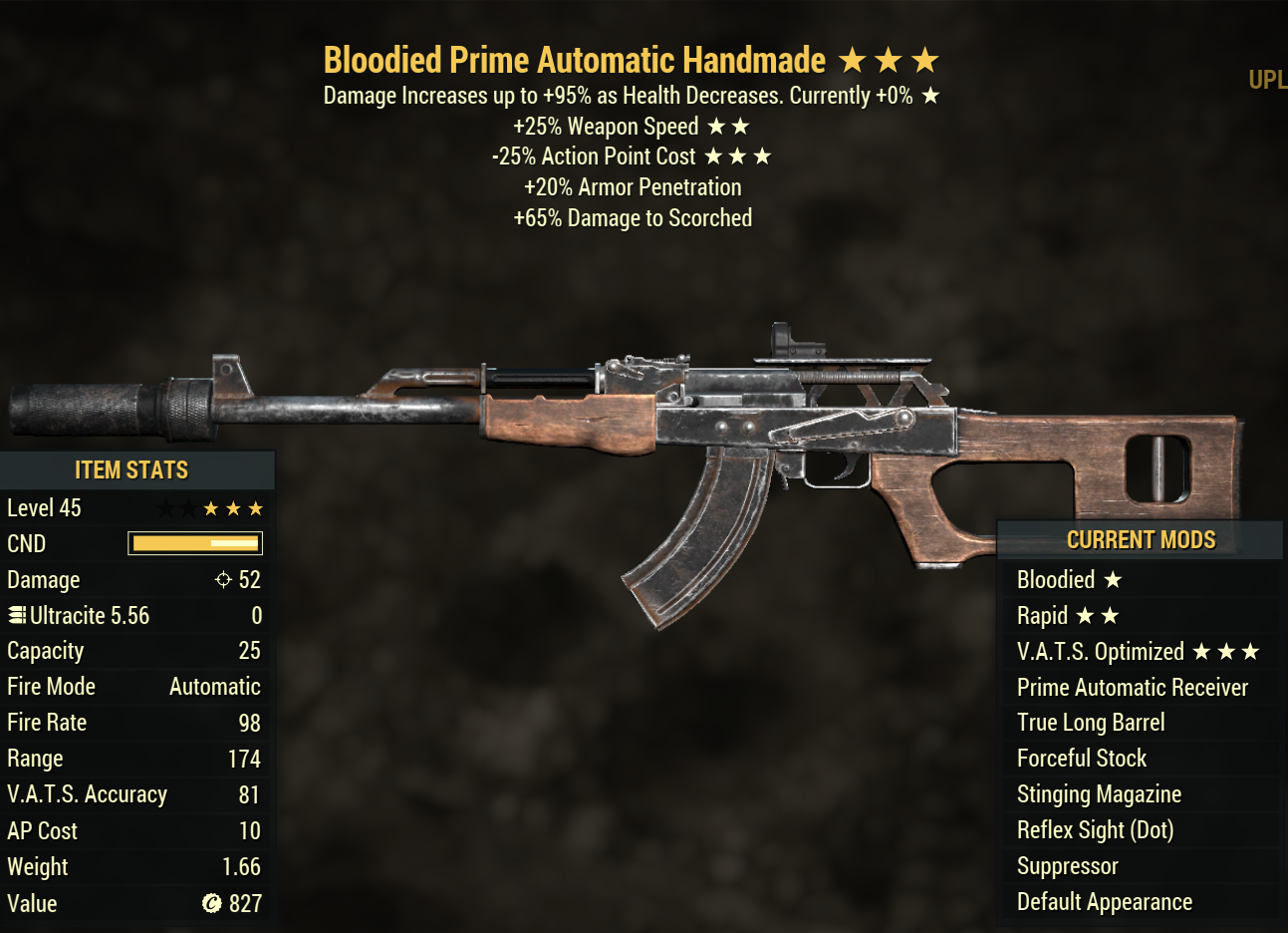 Bloodied Handmade (Rapid) (VATS Optimized)